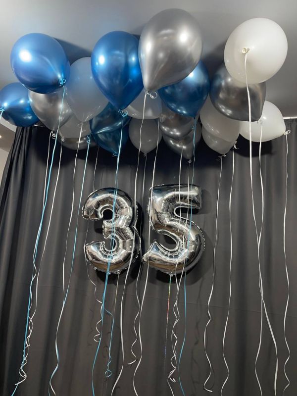 Сет з куль "Срібні 35"